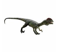 Zxpjkyu Dinosaurio Figura Escultura Fiel de Antiguo con Superficie Detallada y Acabado Pintado sobre PVC Apta para Entusiastas Exhibiciones Colecciones Espacios de Trabajo, Dilophosaurus De 23.5cm