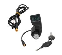 Zxpjkyu Eléctrica con, Fácil Instalación, Profesional, Estable, Portátil, Reemplazo de de Manillar, Cerradura con Cable