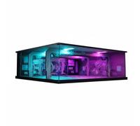 Zxpjkyu Escena Aparcamiento Subterráneo con Iluminación USB para Coches Colección Escala 1 64 Maqueta Diorama para Aficionados