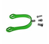 Zxpjkyu Estribo Correa Espuela Montura Aluminio Diseño Ergonómico Intercambiable Adecuado para Entrenamiento Ejercicios Ecuestres , Verde