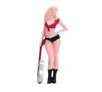 Zxpjkyu Figura de Chica de Guitarra a Escala 1/64, Diseño de Dioramas de Escena en Miniatura, Decoración