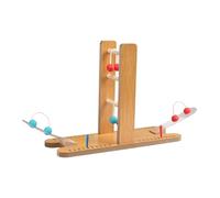 Zxpjkyu Juego de lanzamiento de golf de madera, juguete de regalo de cumpleaños con bola, adorno, actividades de entretenimiento para patio trasero, patio