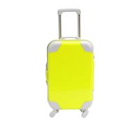 Zxpjkyu Maleta de Muñeca Mini con Ruedas, Accesorio de Viaje con Diseño de Carcasa Rígida Resistente para Juegos de rol, Colección de Muñecas, para L, Verde
