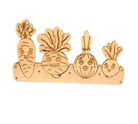 Zxpjkyu Materiales Didácticos para Tableros de Actividades Infantiles, Accesorios para Manualidades, Piezas para Tableros de Actividades, Regalos, Verduras