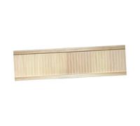 Zxpjkyu Panel de Pared en Miniatura para Casa de Muñecas, Elemento de Panel de Pared, Zócalo de Madera Liso Sin Olor, Adecuado para Decoración de Paisajes, Mi, Beige