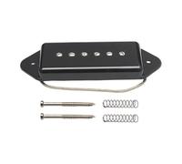 Zxpjkyu Pastilla de Bobina Simple P90 para Guitarra Eléctrica, Repuesto para Guitarra Vintage, Pastilla Clásica de Rango Medio con Respuesta, Material PP de L, Puente Negro