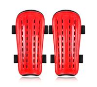Zxpjkyu Protector de Espinilla para Fútbol Diseñado para Adultos Protección contra Impactos Bruscos y Rápido Material de Cobertura Estable Adecuado para Entrenamientos y Partidos, Rojo, Rojo