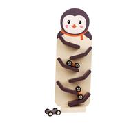 Zxpjkyu Rampa de Juguete de Madera con Forma de Coche Deslizante, Desarrolla La Coordinación Y Las Habilidades Motoras, Juego Educativo Adecuado para Niños Y, Patrón de Pingüino