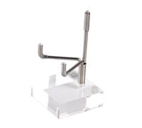 Zxpjkyu Soporte para Minerales Base Acrílica Portamuestras Rocas Cristales Diseño Transparente Manual Adecuado para Vitrinas Exhibición Escritorio, S