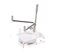 Zxpjkyu Soporte para Minerales Base Acrílica Portamuestras Rocas Cristales Diseño Transparente Manual Adecuado para Vitrinas Exhibición Escritorio, M