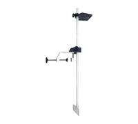 Zxpjkyu Soporte para Sonda de Pesca, Pieza de Repuesto, Accesorio de Aleación de Aluminio, Ajustable Y Portátil.