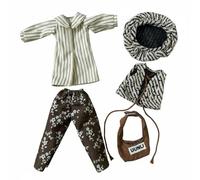 Zxpjkyu Vestido de Muñeca con Moderno para Muñecas BJD Conjunto Accesorio 1/6 en Tendencias Actuales Adecuado para Decoración y Juegos Creativos , Conjunto Shan Shan