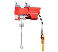 ZXQVLMRS Cable de 1300 W, polipasto eléctrico, 300/600 kg, cable de 35 m | Carcasa de aluminio, incluye soportes, parada automática y freno