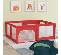 ZXQVLMRS Parque infantil plegable de tela Oxford de 190 x 150 cm, color | 2 puertas con cremallera, malla transpirable, marco de hierro seguro