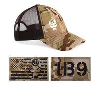 ZXRSJBL Gorra de béisbol táctica Seal Team, Gorras Ajustables de Malla Transpirable, para Correr/Pescar/navegar, Gorra de Camuflaje con 2 Parches. (Yellow4,L)