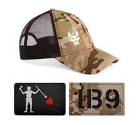 ZXRSJBL Gorra de béisbol táctica Seal Team, Gorras Ajustables de Malla Transpirable, para Correr/Pescar/navegar, Gorra de Camuflaje con 2 Parches. (Yellow2,L)