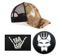 ZXRSJBL Gorra de béisbol táctica Seal Team, Gorras Ajustables de Malla Transpirable, para Correr/Pescar/navegar, Gorra de Camuflaje con 2 Parches. (Yellow1,L)