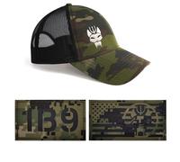 ZXRSJBL Gorra de béisbol táctica Seal Team, Gorras Ajustables de Malla Transpirable, para Correr/Pescar/navegar, Gorra de Camuflaje con 2 Parches. (Green1,L)