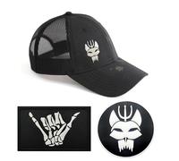 ZXRSJBL Gorra de béisbol táctica Seal Team, Gorras Ajustables de Malla Transpirable, para Correr/Pescar/navegar, Gorra de Camuflaje con 2 Parches. (Black1,L)