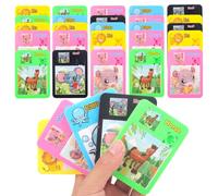 ZXShow Rompecabezas Deslizantes 30 Pack Mini Puzzle Educativo con Animales Coloridos Juguetes Super Slide Regalos Cumpleaños Detalles de Fiesta Viaje y Oficina