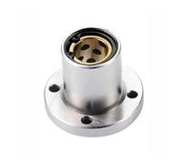 ZXTIIEUF 1 Pieza LMF25UU LMK25UU LMH25UU 25x40x59MM Buje de Brida Ovalada Eje enrutador Rodamiento Lineal for Piezas Impresora 3D Varilla(LMF25UU)