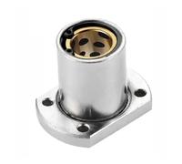 ZXTIIEUF 1 Pieza LMF25UU LMK25UU LMH25UU 25x40x59MM Buje de Brida Ovalada Eje enrutador Rodamiento Lineal for Piezas Impresora 3D Varilla(LMH25UU)