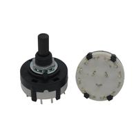 ZXTIIEUF 10 Piezas RS26, 3 Posiciones Polares, 4 Bandas seleccionables, Interruptor selector de Canal Giratorio de una Sola Plataforma, selector de Banda + 10 perillas