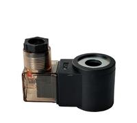 ZXTIIEUF Bobina de válvula solenoide de elevación Trasera, Bobina de válvula de Cartucho hidráulico AC220V AC110V AC24V DC48V DC24V DC12V, Orificio Interior de 13mm de Longitud, 37mm(DC24V)