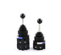 ZXTIIEUF Interruptor basculante Cruzado monopalanca, Joystick, Manguera de 30 mm, autobloqueo, 2 NO, 4 NO, HKB-201, 2011, 402, 4022(4 Way Self Reset)