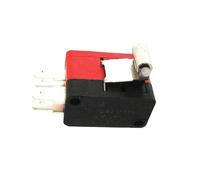 ZXTIIEUF Mini Interruptor de límite de Contacto Plateado con Barra de Rodillo de Doble microinterruptor, 16 A, 250 V, Pin 4,8 mm, V-155-2C25, 5 Unidades, 20 Unidades(20PCS)