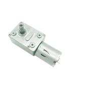 ZXTIIEUF Motorreductor Turbo de 12 V y 24 V, minireductor de Tornillo sin Fin, Motor de CC de 12 voltios, Reductor de inversión Positiva autoblocante de 370 V.(Package B,18RPM-12V)