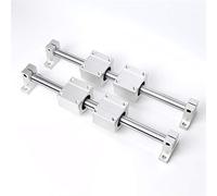 ZXTIIEUF Soporte Deslizante de riel Lineal Profesional for Eje de riel guía óptico con cojinete de Soporte de guía y Motor Deslizante for fresadoras y tornos CNC de Bricolaje.(Scs16uu,650mm)