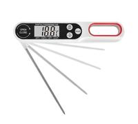 ZXTIIEUF Termómetro Digital for Carne, sonda for cocinar Alimentos, Aceite, líquido, Horno, Sensor de Temperatura Digital, medidor termopar(Noir)