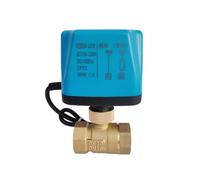 ZXTIIEUF Válvula de Bola motorizada de 3/4", Rosca Hembra de 2 Hilos, 8 N·m, Gran Torque, latón, DN20, 12 V, 24 V, 110 V, 220 V CA/CC(24vdc-Normally Open)