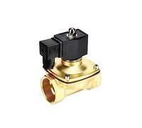 ZXTIIEUF Válvula Solenoide Directa de 1 "IP65 válvula solenoide de latón Normalmente Cerrada Impermeable 24V 12V 220V 110V(BSP-120VAC)