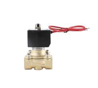 ZXTIIEUF Válvula Solenoide eléctrica de 1/2 "IP65 válvula solenoide de latón Normalmente Cerrada Impermeable 24V 12V 220V 110V(BSP-120VAC-VITON-SEAL)