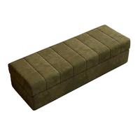 ZXTRYBHD Baul Almacenaje Dormitorio Moderno: Reposapies Salon con Almacenamiento, Baul pie de Cama, Sofá Pequeño, Solución de Organización del Hogar(Green,59.0in/150cm)