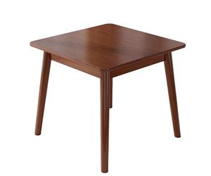 ZXTRYBHD Mesa de comedor de madera, mesa de comedor rústica para 2-4 personas, mesa de cocina de estilo retro con patas de madera en forma de V, ideal para espacios pequeños (70 cm)