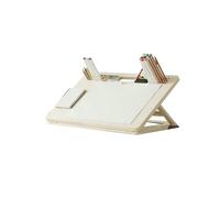 ZXTRYBHD Mesa de Dibujo A3, Caballete Mesa Portátil, con Orificio de Almacenamiento de Pinceles, Caballete de Pintura para Artistas Profesionales y Pintores Aficionados