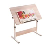 ZXTRYBHD Mesa de Dibujo Plegable, Mesa de Dibujo Profesional Ajustable en Altura, Escritorio de Artista Portátil, Painting Station, para el Hogar, Oficina, Sofá(Size:23.6in/60cm(No Wheels))