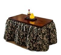 ZXTRYBHD Mesa Kotatsu de Bambú con Calefacción, Mesa Japonesa Plegable con Estufa Integrada, Mesas Baja de Tatami para Invierno, para Comer, Tomar Té, Mantener Calor y Secar Ropa