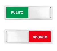 ZXUPOI Imán para lavavajillas Sucio, imán Limpio y Sucio para lavavajillas, para lavaplatos, Recipiente Que Dice Lavado de Platos Pulito o sporco