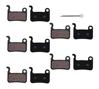 ZXUPOI Pastillas de Freno para,5 Pares Resina Semi Metálica Pastillas Freno Bicicleta Shimano Deore XT XTR LX SLX Hone Alfine Saint