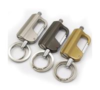 Zxwjddm Encendedor de Queroseno metálico Multifuncional con Llavero, Llavero portátil, Encendedor de cerillas de 10.000 usos, Apto for Uso en Exteriores.(3pc)