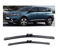 ZXWZZQ88 1 Par Delanteras Escobillas Limpiaparabrisas Coche para Peugeot 5008 2017-2022 2e génération (28''+16''), Limpia Parabrisas Ventana Hojas de Repuesto, Accesorios Coche