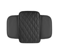 ZXWZZQ88 Cojín Reposabrazos Coche para Ford Fusion Cougar Windstar Tourneo KA KA+ B-MAX C-MAX S-MAX, Alfombrilla Central Consola Apoyabrazos Funda Cubierta con 2 Bolsa, Accesorios Coche,Black