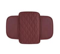 ZXWZZQ88 Cojín Reposabrazos Coche para Ford Fusion Cougar Windstar Tourneo KA KA+ B-MAX C-MAX S-MAX, Alfombrilla Central Consola Apoyabrazos Funda Cubierta con 2 Bolsa, Accesorios Coche,Red