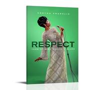 ZXXSCPCB Aretha Franklin - Póster decorativo para álbum de música de cantantes populares, 20 x 30 cm, estilo marco