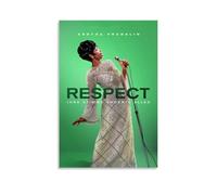 ZXXSCPCB Aretha Franklin - Póster decorativo para álbum de música de cantantes populares, 50 x 75 cm, estilo sin marco