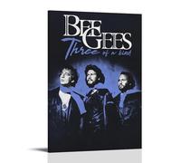 ZXXSCPCB Bee Gees - Póster decorativo para álbum de música de cantantes populares, 20 x 30 cm, estilo marco